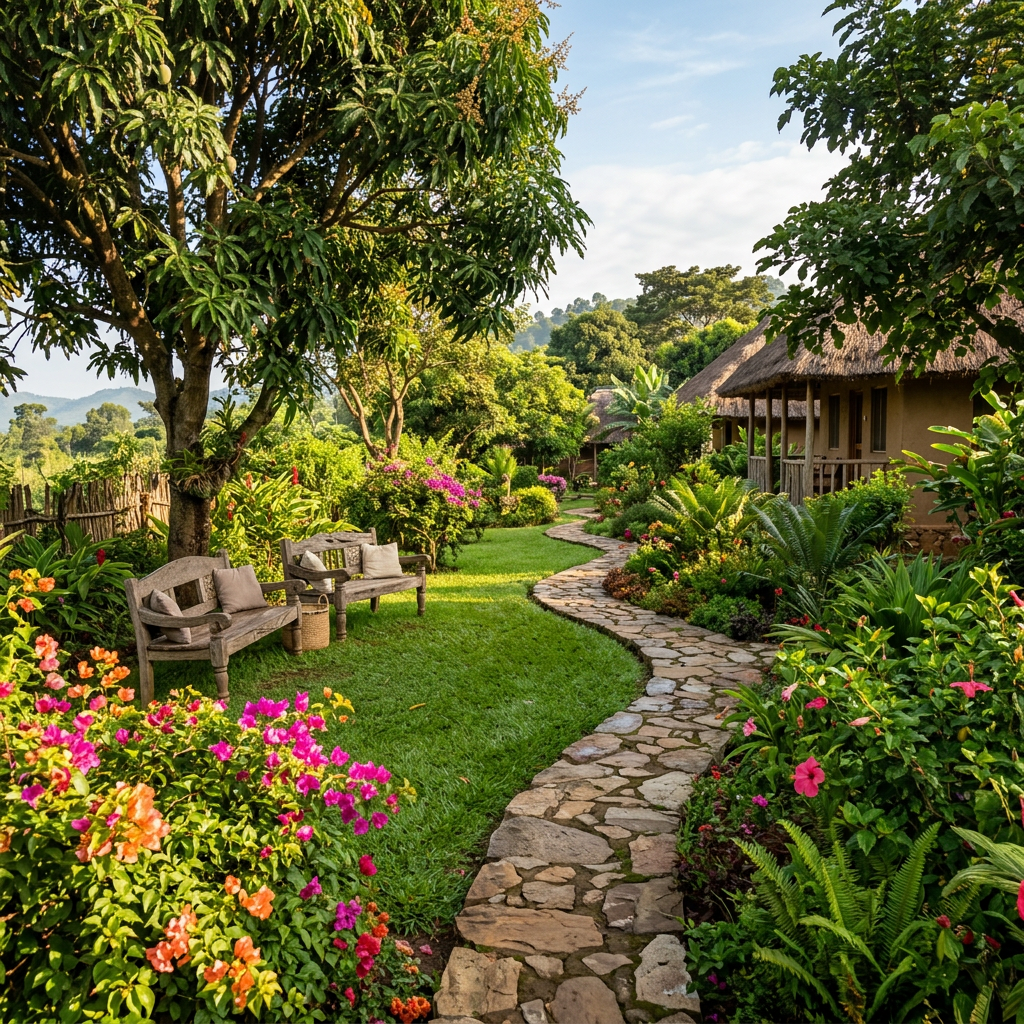 Peaceful Garden Setting